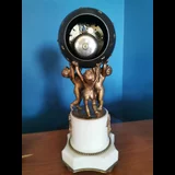 Pendule de cheminée dorée France XIXe