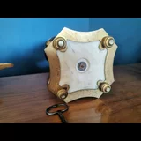 Pendule de cheminée dorée France XIXe
